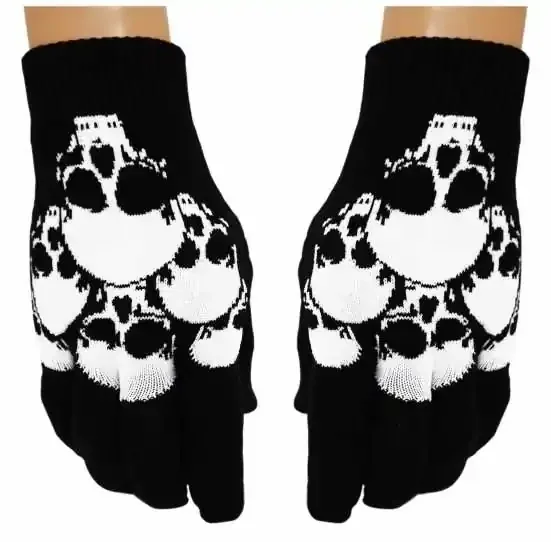 Handschuhe – Frowning Skulls