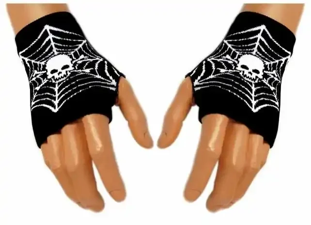 Handstulpen – Skull Web