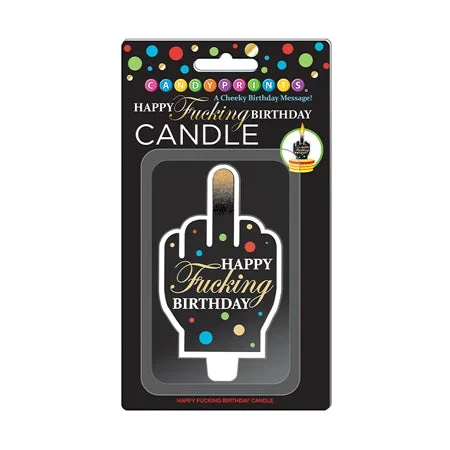 Happy Fucking Birthday Large FU Candle