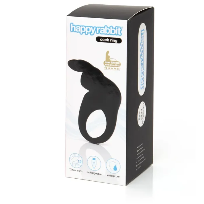 Happy Rabbit – Rabbit Penisring – Schwarz