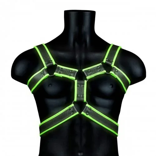 Harness »Illumy« aus Kunstleder | Glow in the Dark