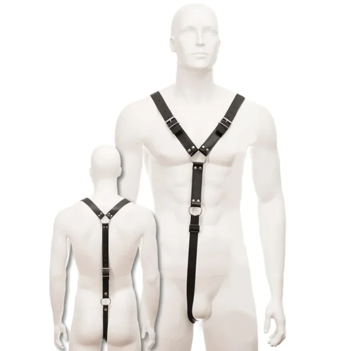 Harness Lederkörper – Harness Männer, Schwarz