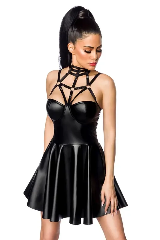 Harness-Wetlook-Kleid