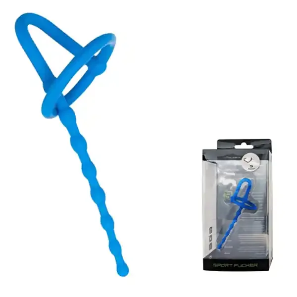 Harnröhrendilator mit Plug Silikon blau