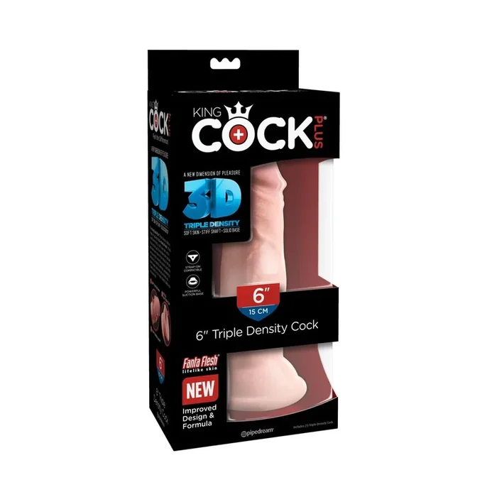 Hautfarbener Naturdildo mit Saugfuß – 15,2 cm Einführlänge
