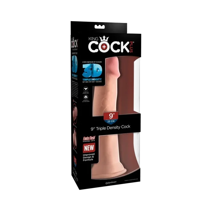 Hautfarbener Naturdildo mit Saugfuß – 22,9 cm Einführlänge