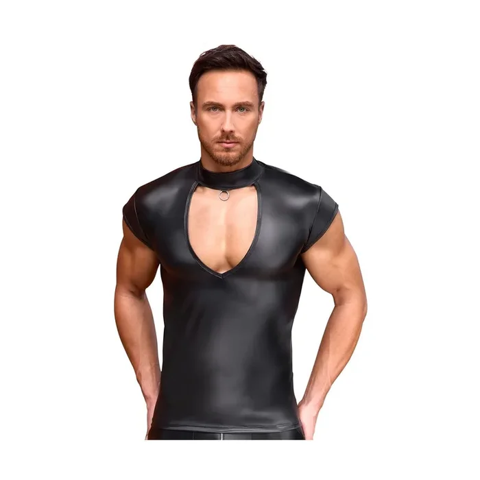 Herren – NEK – Mattlook V-Ring – Oberteil Shirt – Größe – L