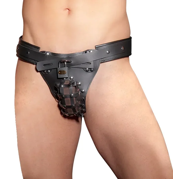 Herren-Leder-Keuschheitsgurt