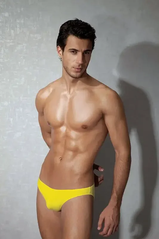 Herren-Slip – Gelb