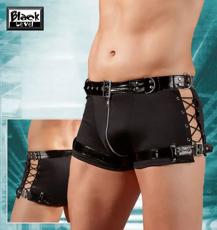Herrenshort aus Vinyl