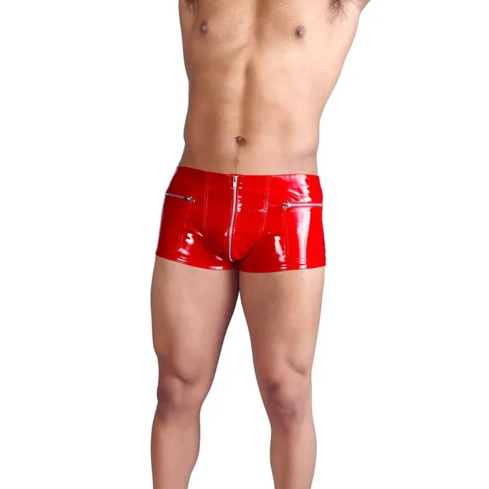 Herrenshorts Lack – Rot