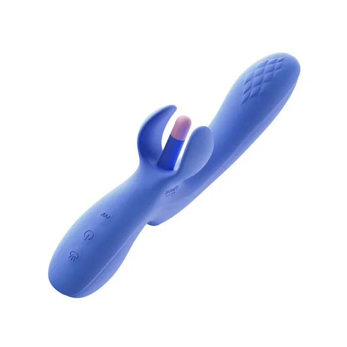 Honey Play Box Fortexa App-Controlled Kinky Finger Flapping Dual Stimulator, Blue