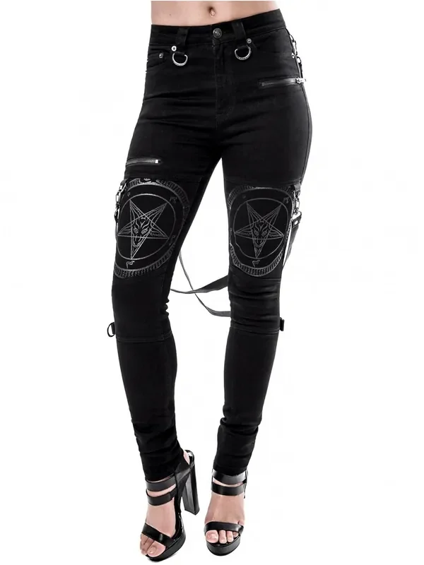 Hose mit Pentagrammaufdruck