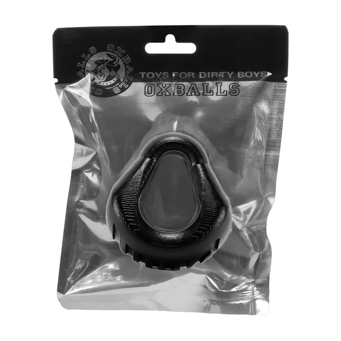 Hung Padded Cockring Oxballs – Black