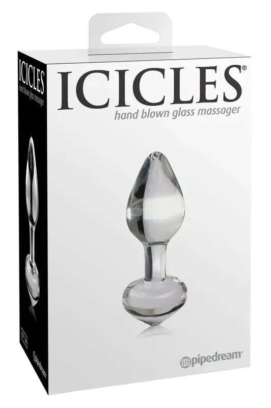 Icicles Handblown Glas Anal Plug