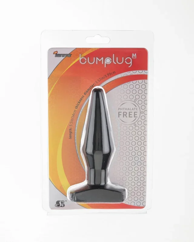 IGNITE BUTT PLUG BLACK MEDIUM