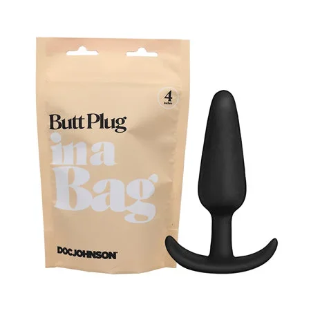 In A Bag 4′ Butt Plug – Black