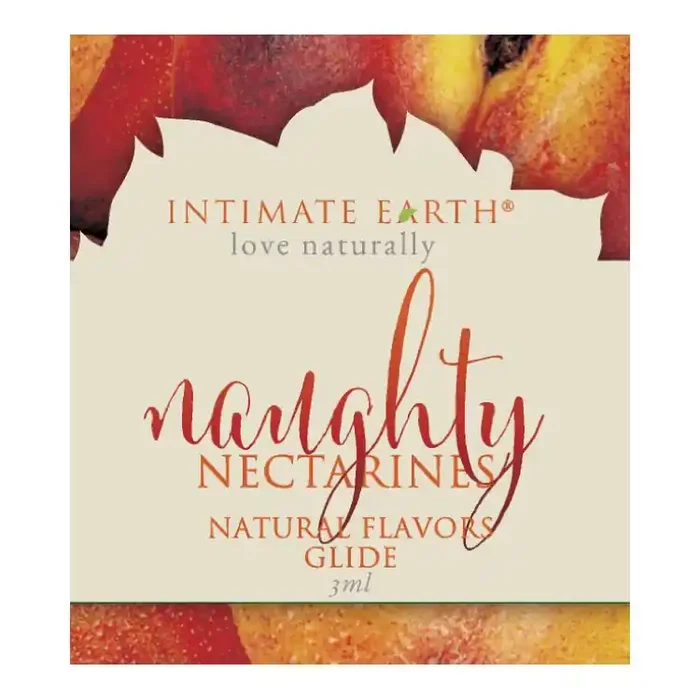 Intimate Earth – Natural Flavors Glide Nectarines Foil 3 ml