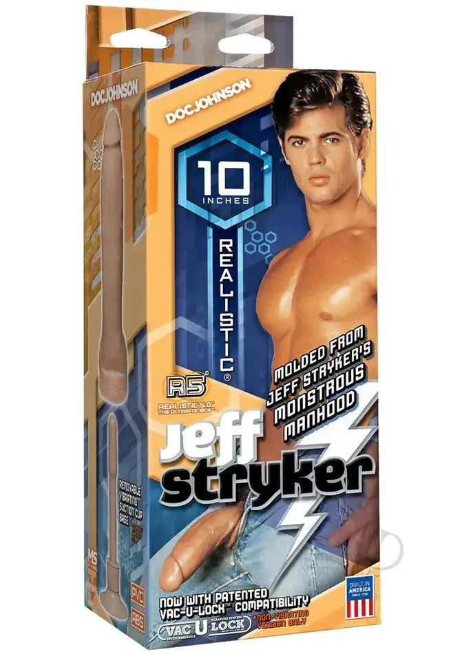 Jeff Stryker 10″ Realistic Cock – Flesh
