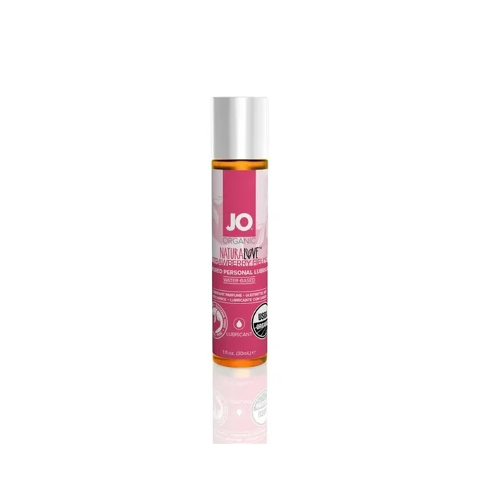 Jo Usda Organic – Strawberry – Lubricant (water-based) 1 Fl Oz / 30 Ml