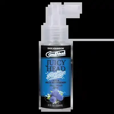 Juicy Head – Dry Mouth Spray – Sour Blue Raspberry – 2 fl oz / 59 ml