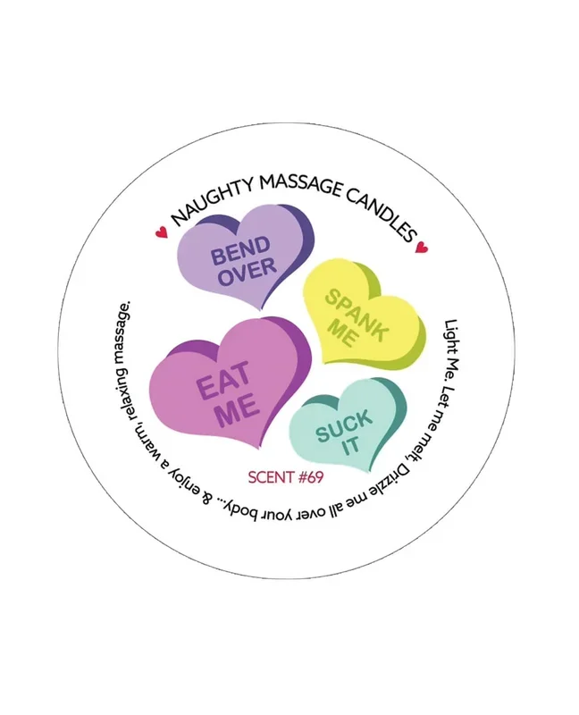 Kama Sutra Mini Massage Valentines Candle – 1.7 oz Mini Hearts