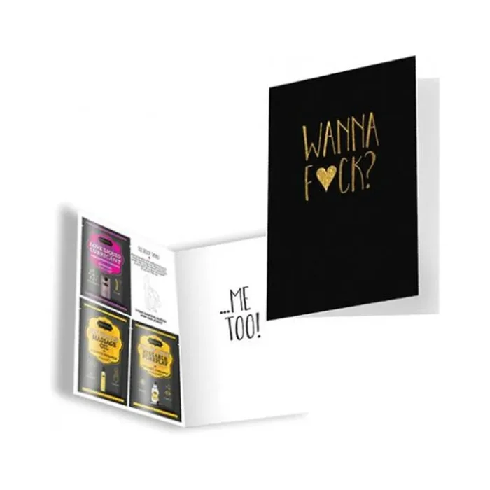 Kama Sutra Naughty Notes Greeting Cards – Wanna Fuck?