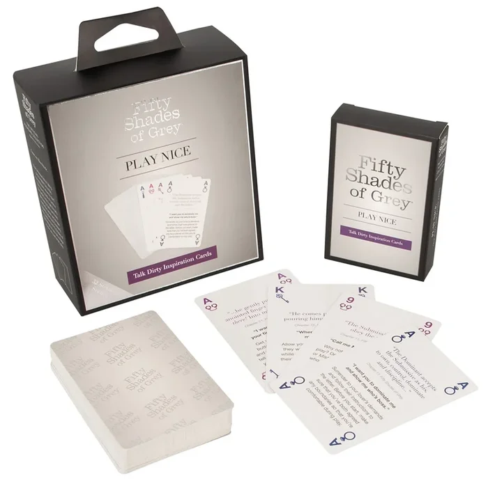 Kartenspiel „Play Nice Talk Dirty Inspiration Cards“ Fifty Shades of Grey