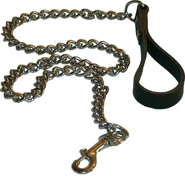 Kettenleine mit Lederschlaufe