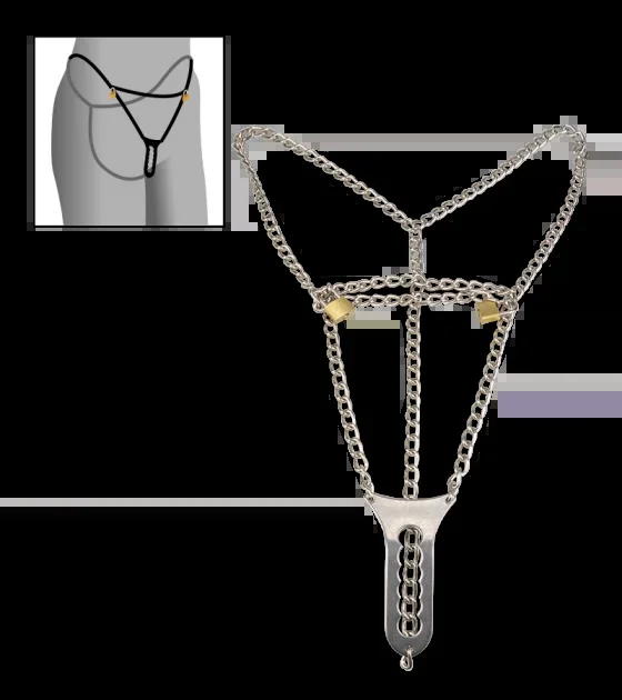 Keuschheitsstring für Frauen Restrained
