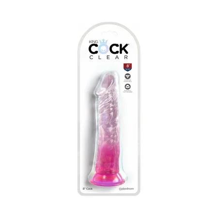 King Cock Clear 8′ Cock – Pink