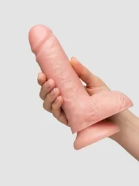 King Cock Dildo im Realistischen Design mit Hoden und Saugnapf