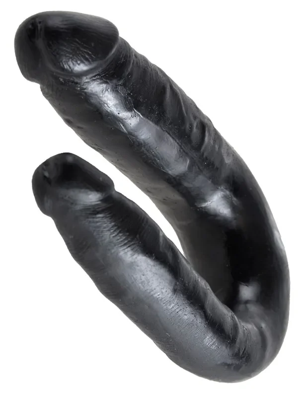 King Cock Small Double Trouble Black