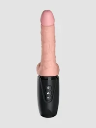 King Cock Ultra Realistischer Wärmender Vibrator mit Stossfunktion