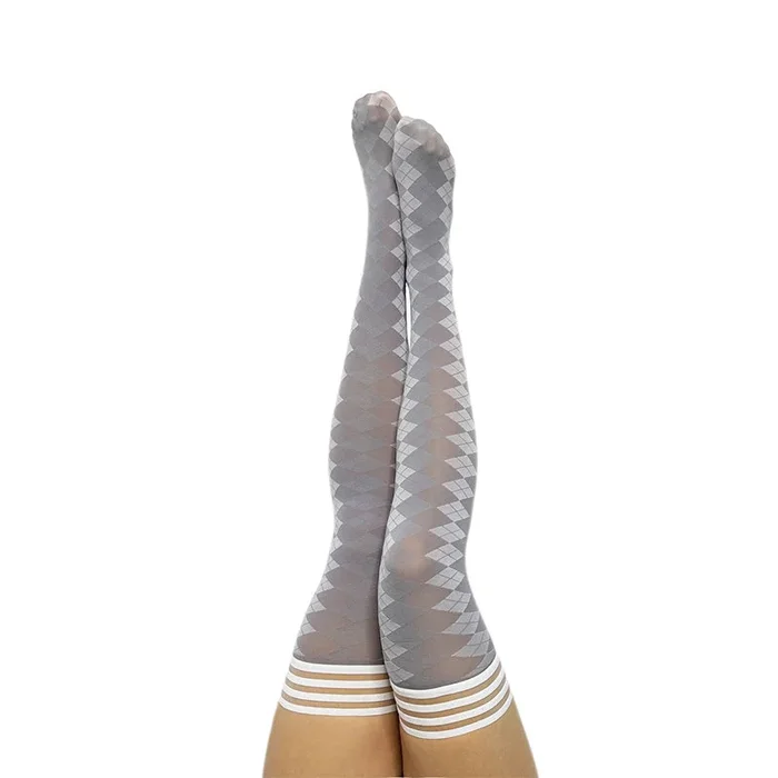 Kixies OPC Par 4 Grey Argyle Size A