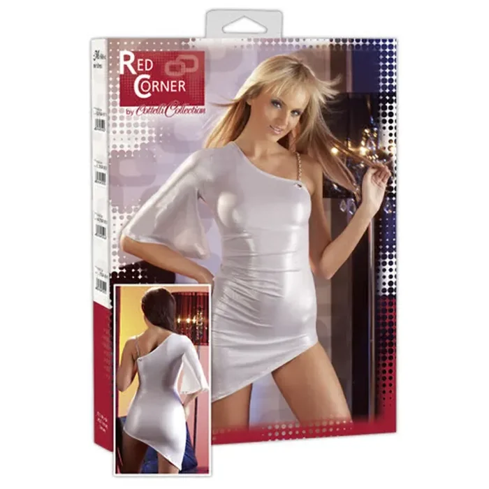 Kleid Kette weiß