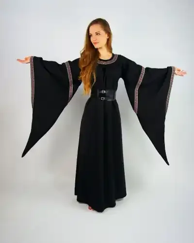 Kleid mit Trompetenärmeln ‘Ida‘