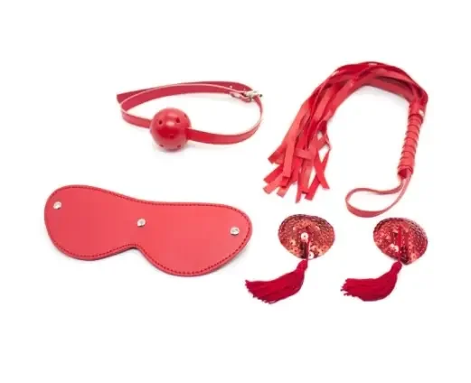 Kleines Kunstleder Fessel-Set