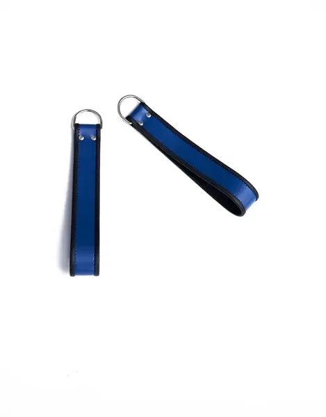 Knöchelschlaufen Blau-Schwarz
