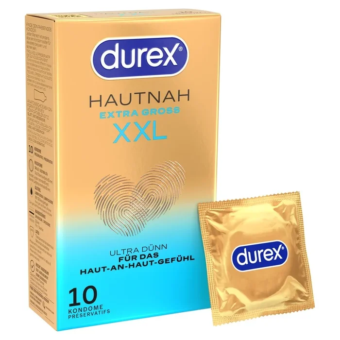 Kondome „Hautnah Extra Groß XXL“, ultra dünn Durex