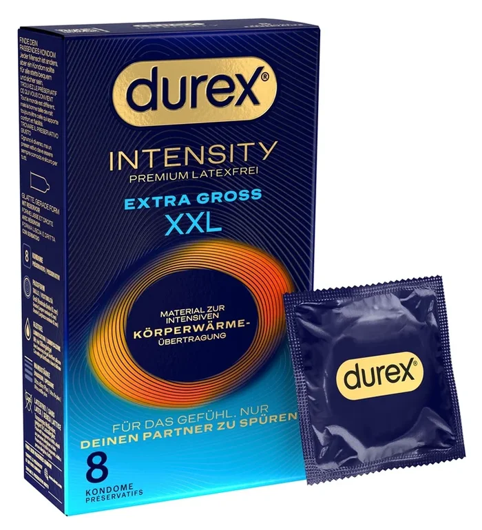 Kondome „Intensity XXL“, latexfrei Durex