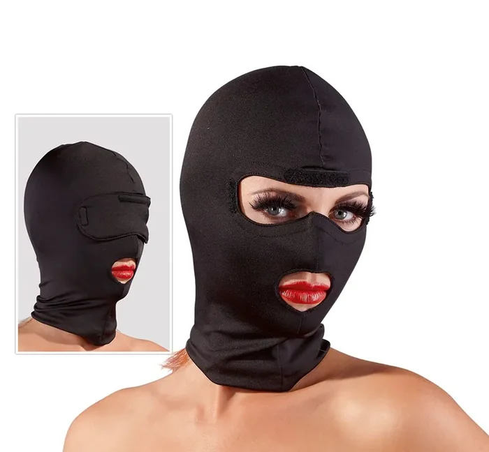 Kopfmaske mit abnehmbarer Augenbinde