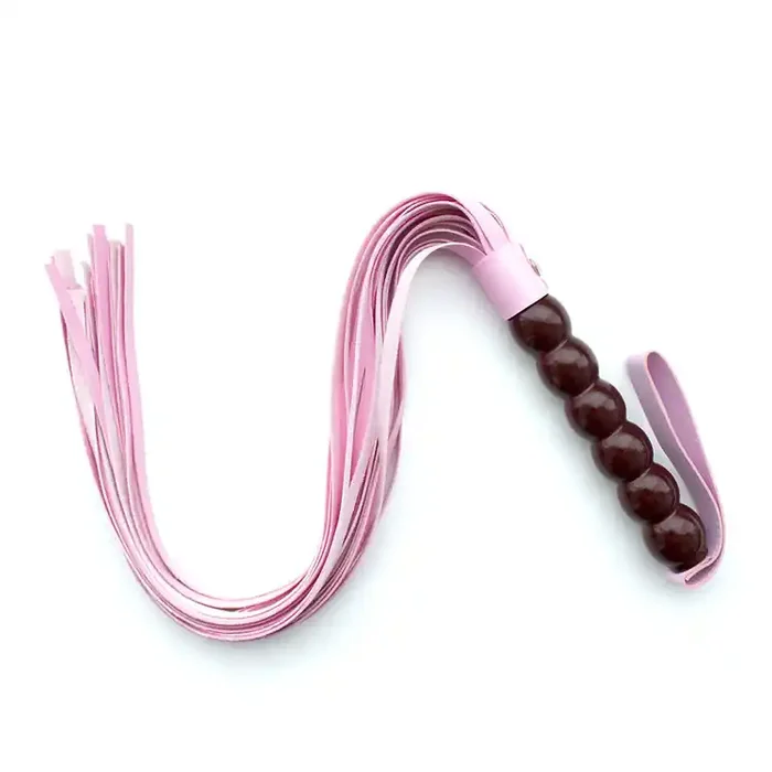 Kunstleder Flogger mit Kugelgriff