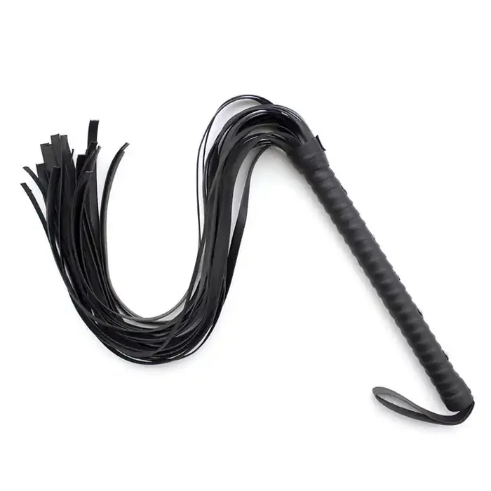 Kunstleder Flogger mit langem Griff