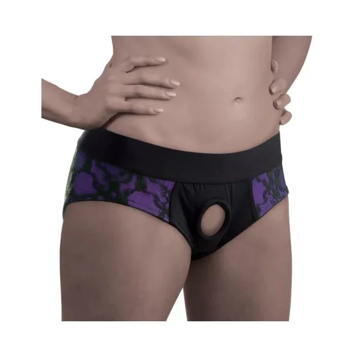 Lace Envy Crotchless Panty Harness – Sm