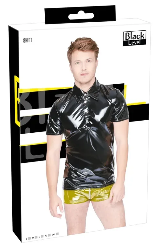 Lack H Poloshirt (Farbe Schwarz, Grösse M)