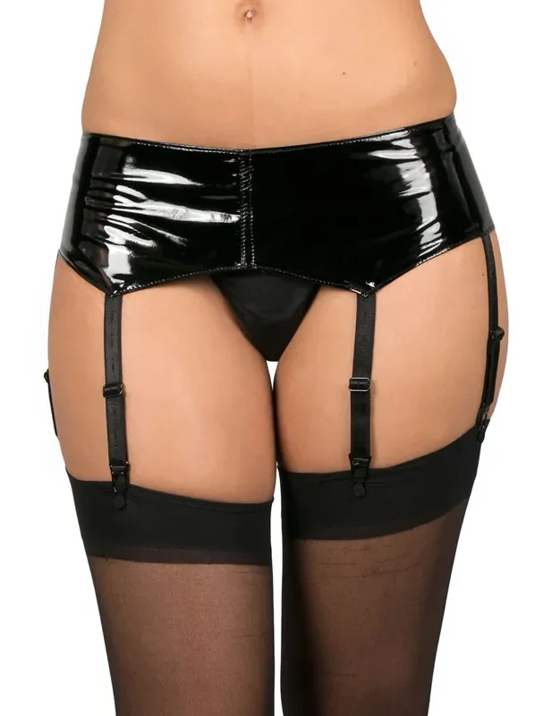 Lack Straps schwarz
