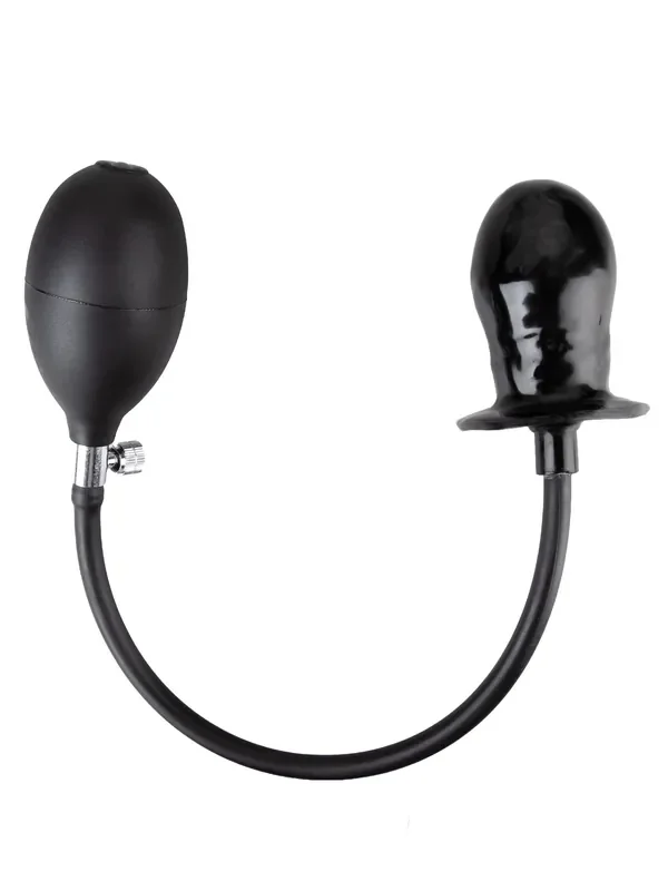 Latex Analplug aufpumpbar klein