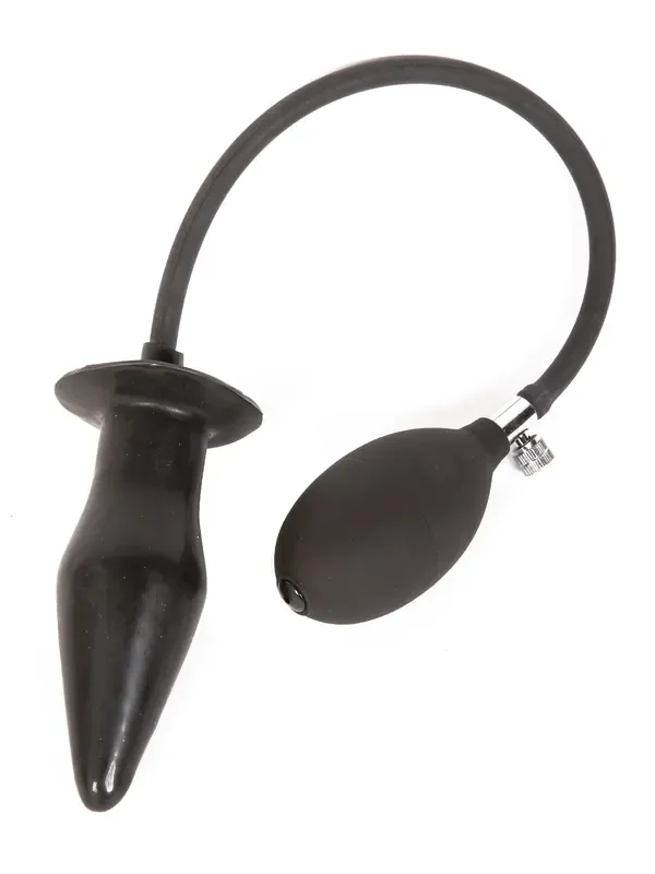 Latex Analplug aufpumpbar konisch