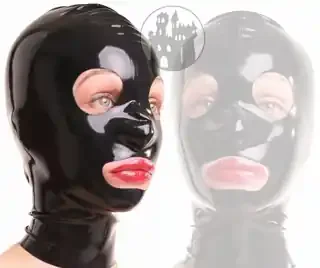 Latex Maske – Runde Öffnungen